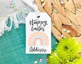 Boho Rainbow Easter Basket Gift Tag