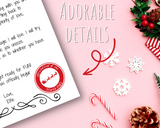 Printable Personalized Elf Welcome and Farewell Letter