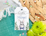 Bunny Rabbit Easter Basket Gift Tag