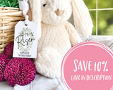 He is Risen Easter Basket Gift Tag