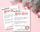 Printable Personalized Elf Welcome and Farewell Letter