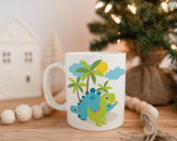 Dinosaur Personalized Hot Chocolate Mug