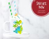 Dinosaur Personalized Hot Chocolate Mug