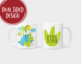 Dinosaur Personalized Hot Chocolate Mug