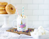 Unicorn Personalized Hot Chocolate Mug