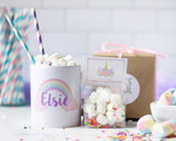 Unicorn Personalized Hot Chocolate Mug