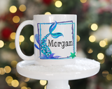 Mermaid Personalized Hot Chocolate Mug