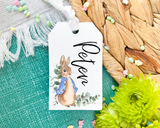 Peter Rabbit Easter Basket Gift Tag