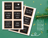 Printable Elf Letterboards