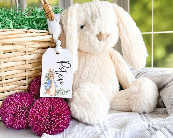 Peter Rabbit Easter Basket Gift Tag