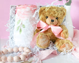 Floral Bear Gift Basket