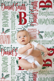 Christmas Custom Baby Blanket