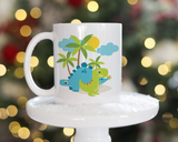 Dinosaur Personalized Hot Chocolate Mug
