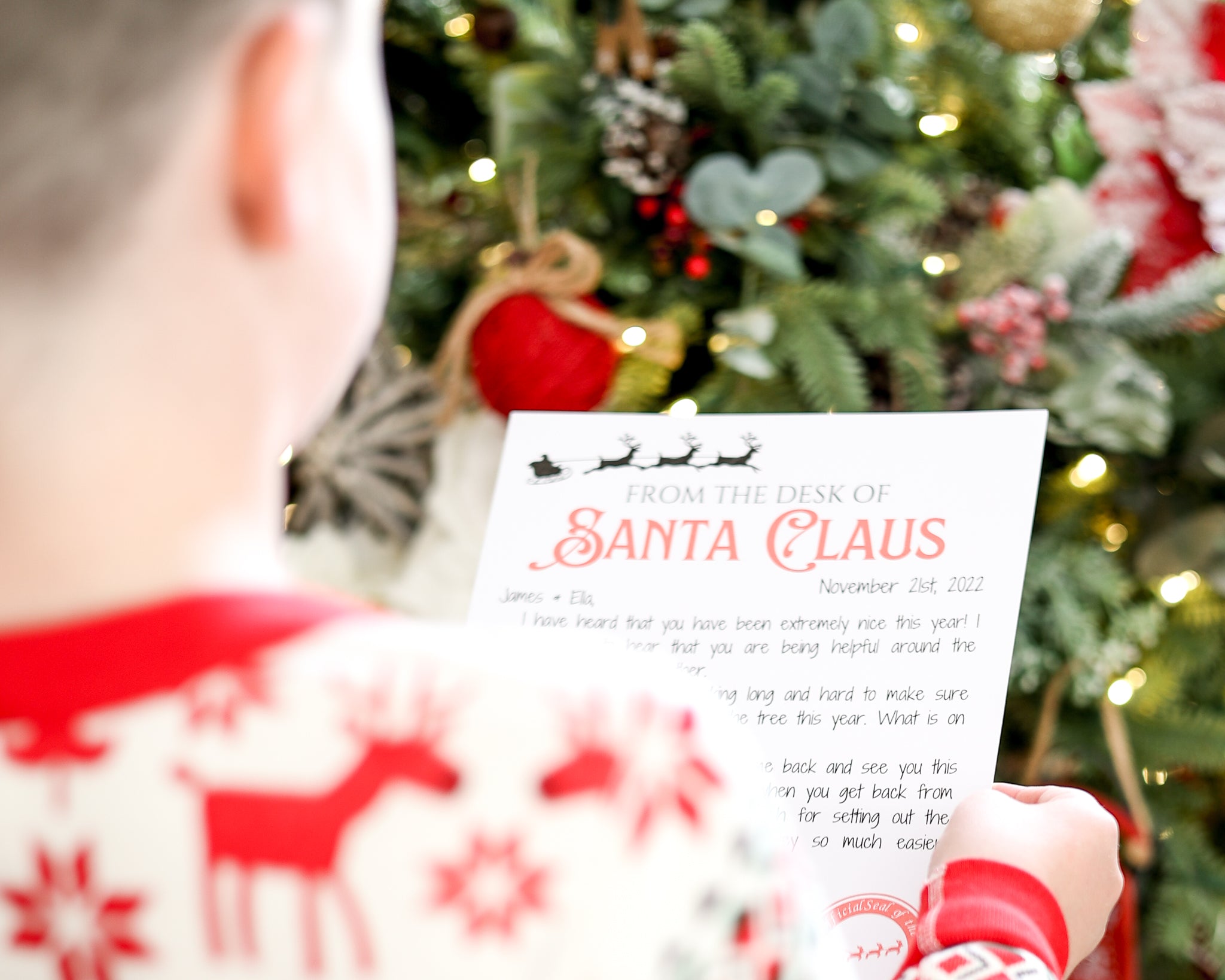 Printable Personalized Letter From Santa