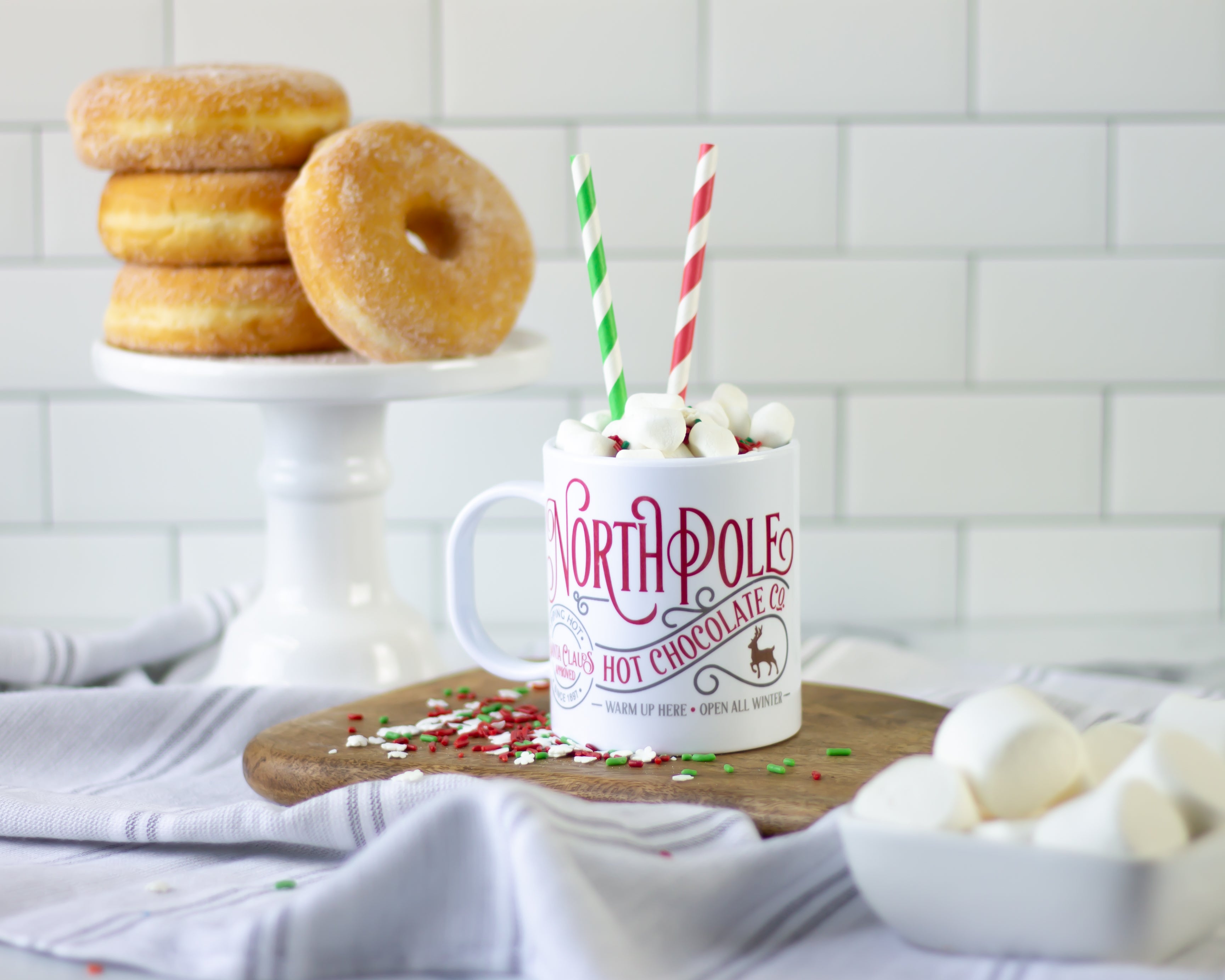 North Pole Personalized Hot Chocolate Mug