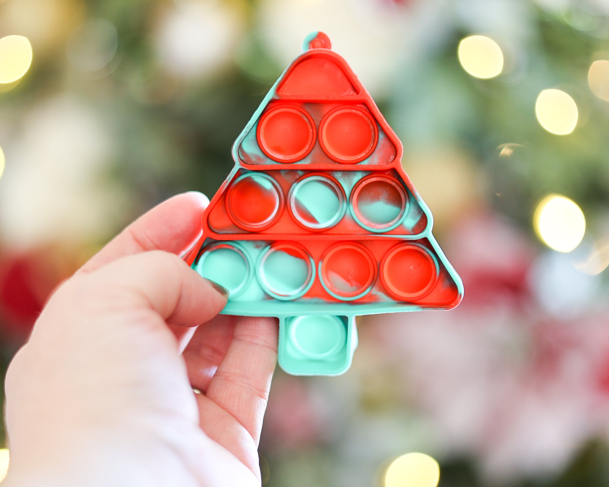 Holiday Tree Pop-It Popper