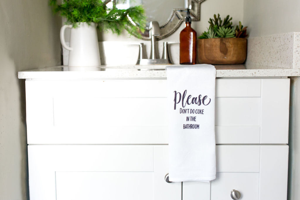 Funny Bathroom Hand Towels/bathroom Towels/guest Towels Funny Towels 