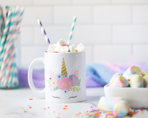 Unicorn Personalized Hot Chocolate Mug