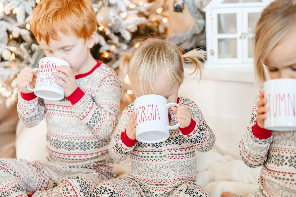 North Pole Personalized Hot Chocolate Mug